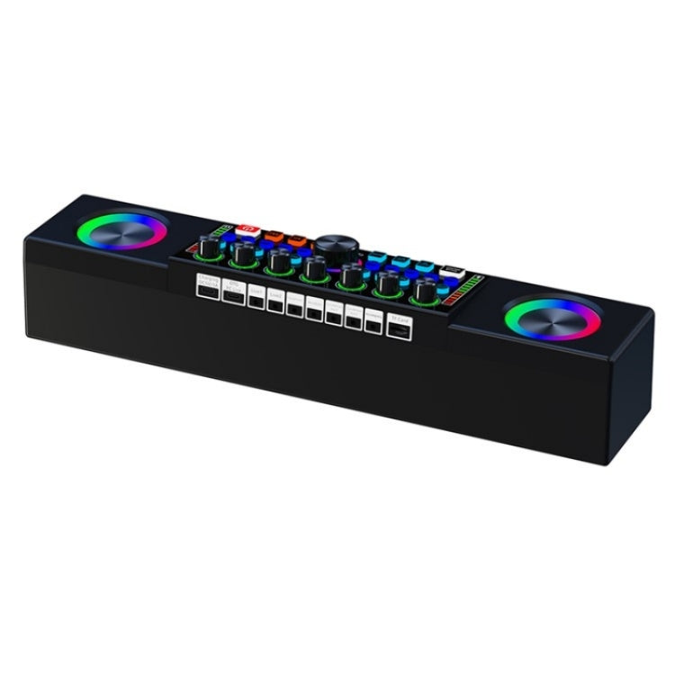 Subwoofer stereo con altoparlante per macchina all-in-one SY8 Live Sound Card con microfono Subwoofer stereo con altoparlante per macchina all-in-one SY8 Live Sound Card con microfono